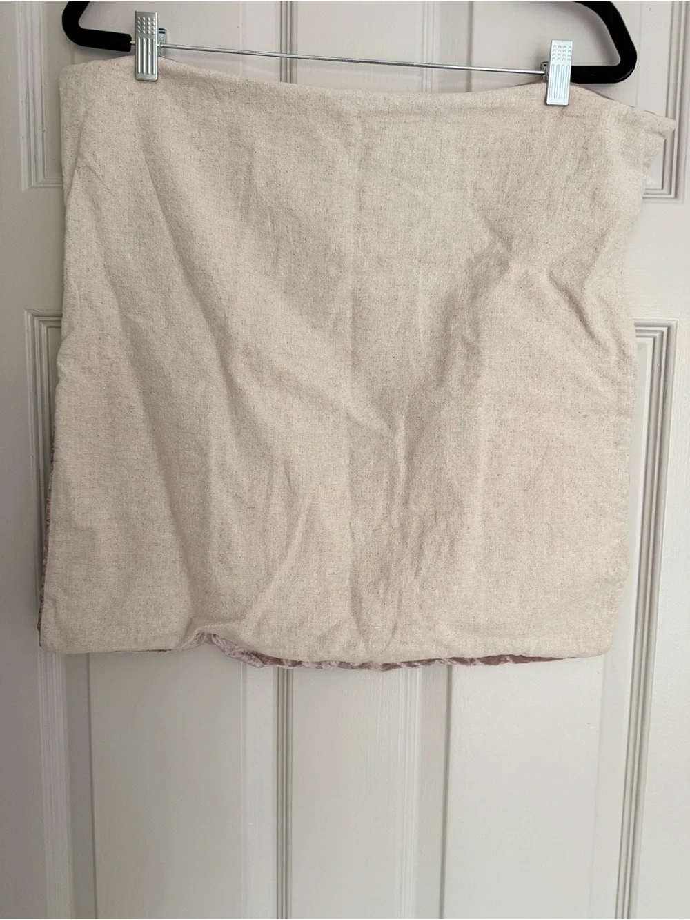 West Elm Velvet and Linen Blend Pillow Cover
